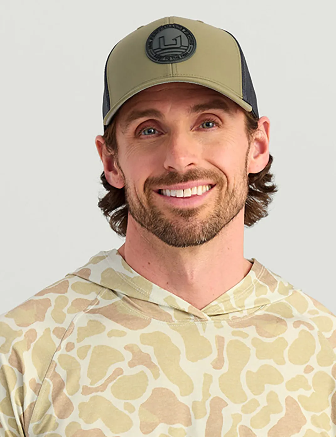 Huk Circle Patch Trucker Hat