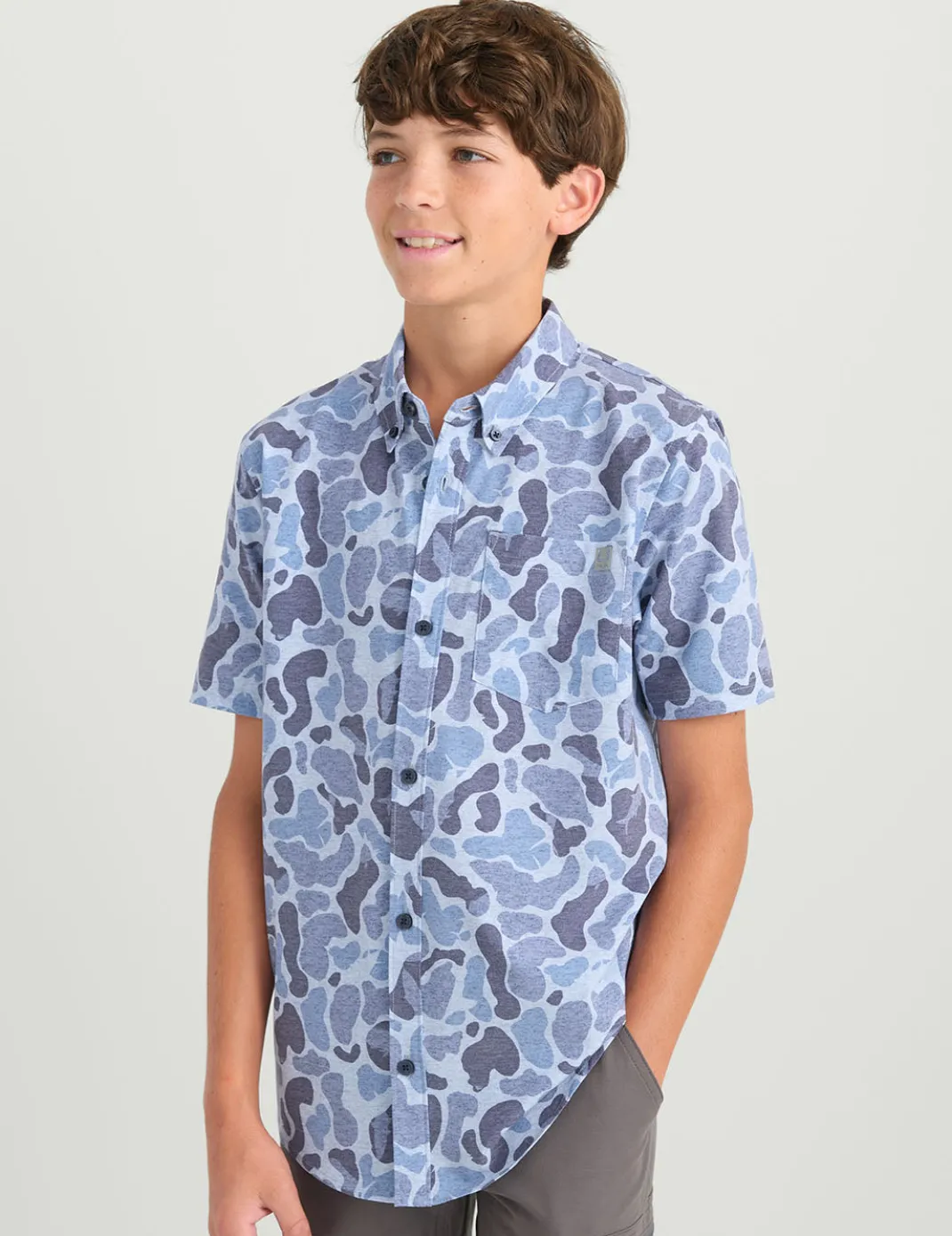 KC Kids Kona Short Sleeve Button-Down