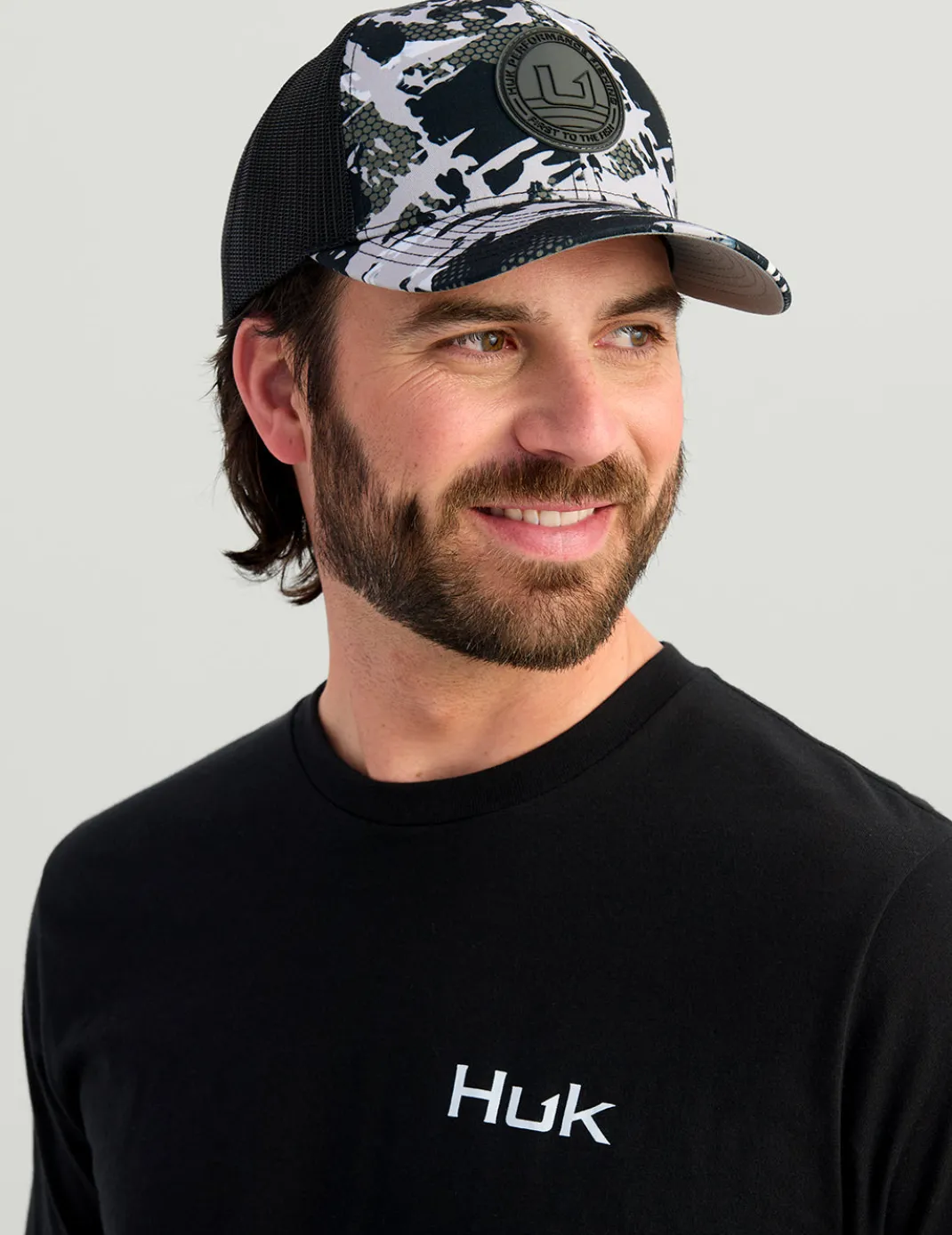 KC Printed Circle Patch Trucker Hat