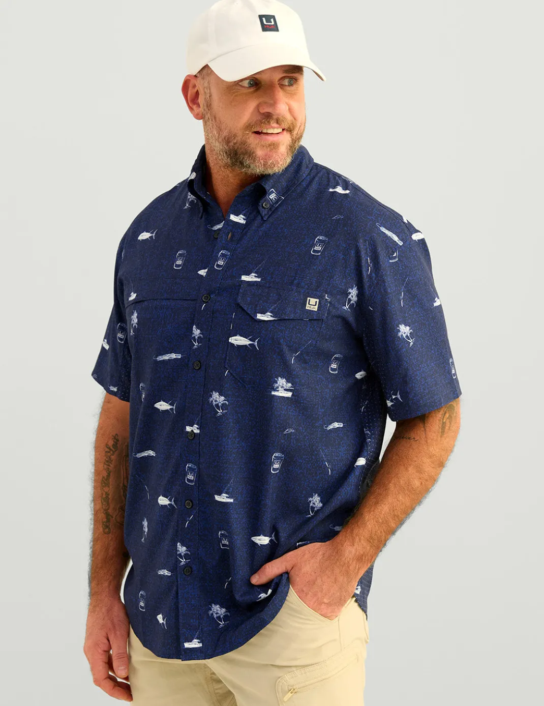 KC Tide Point Short Sleeve Button-Down