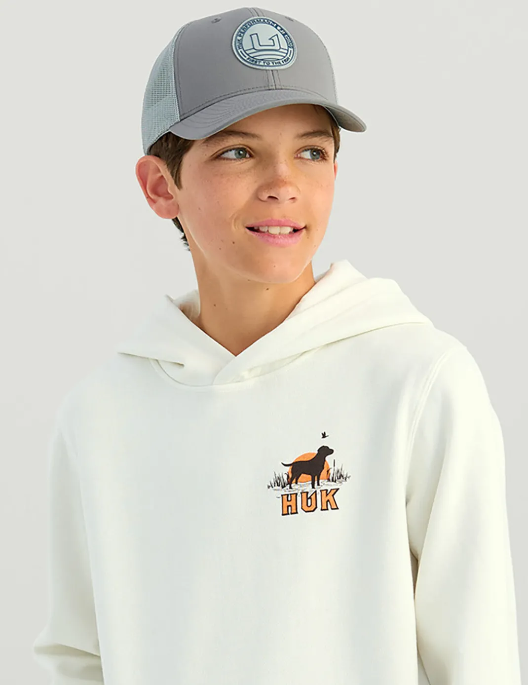 Kids Circle Patch Trucker Hat