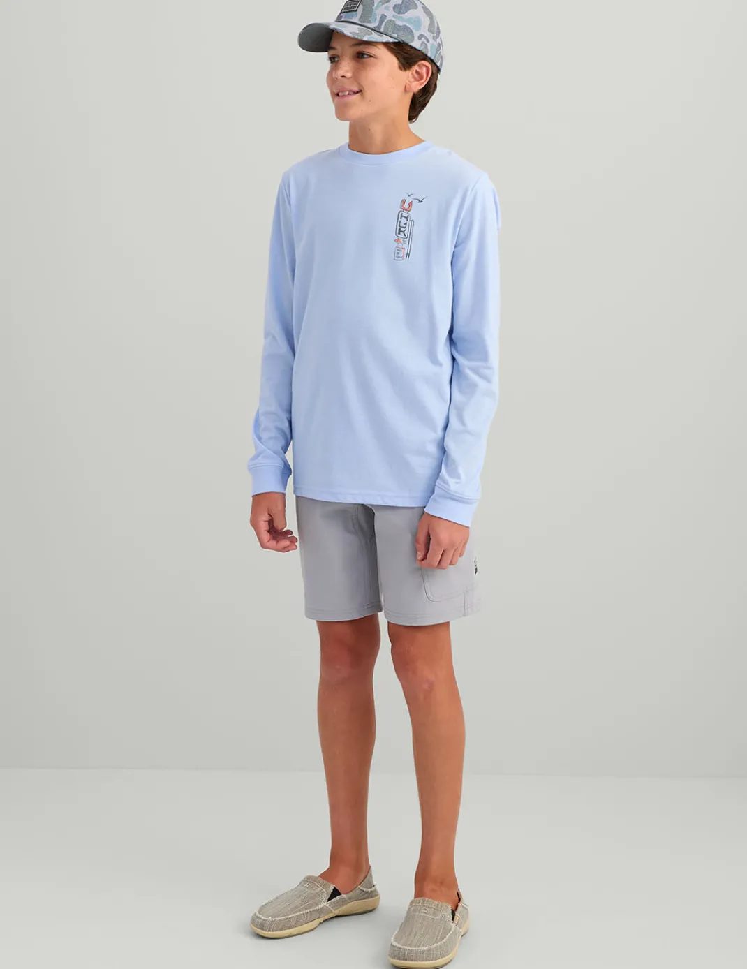 Kids Huk Truck Long Sleeve Tee