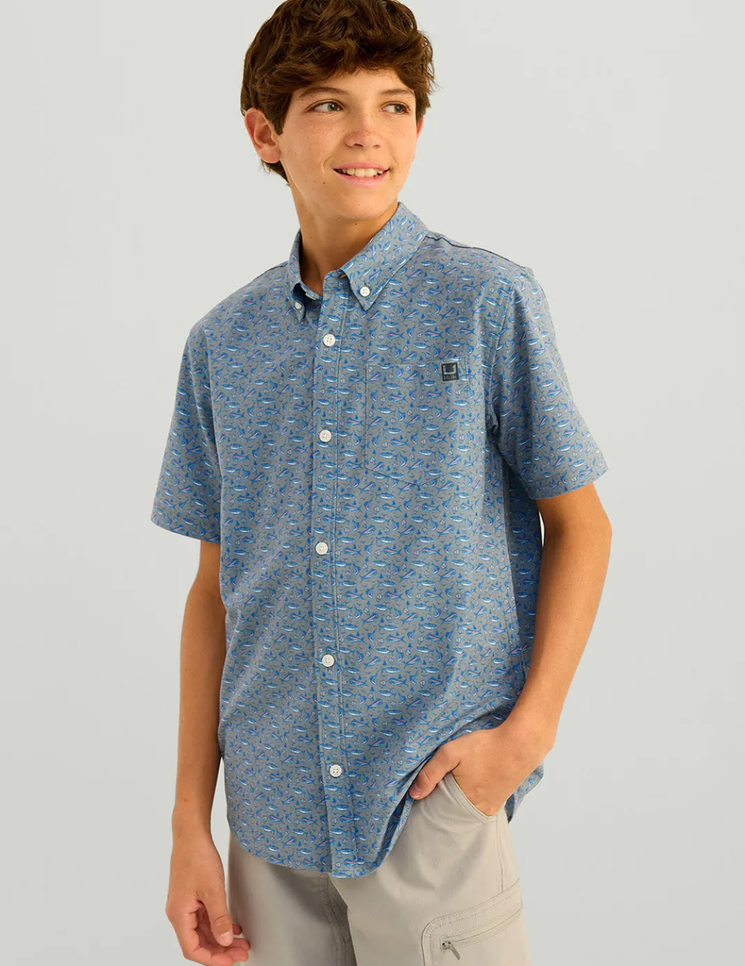 Kids Kona Short Sleeve Button-Down