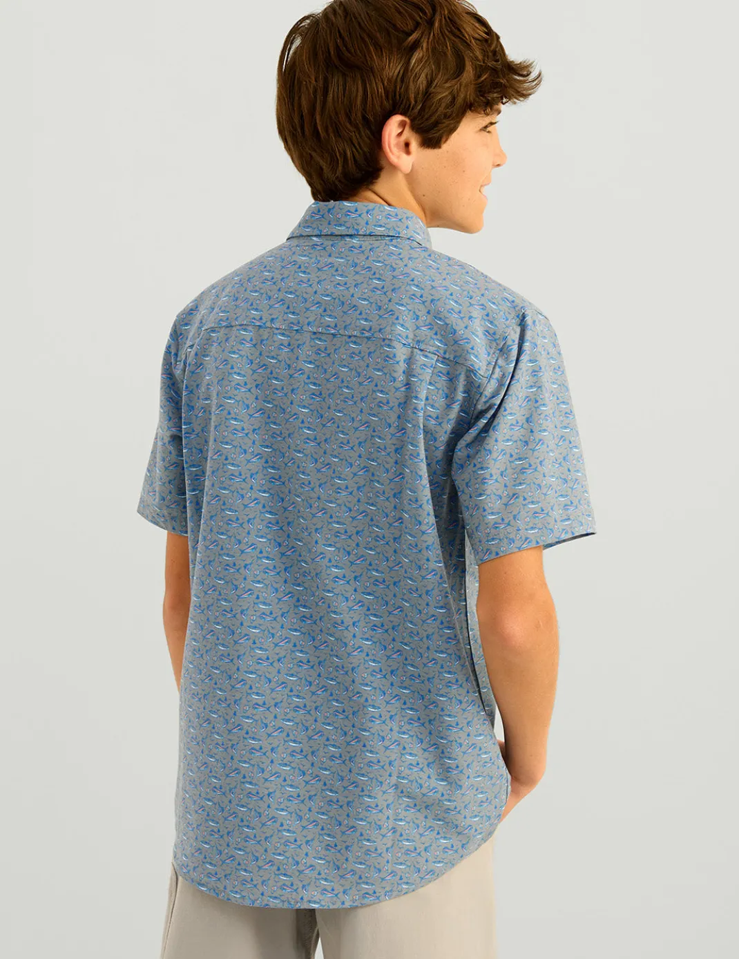 Kids Kona Short Sleeve Button-Down