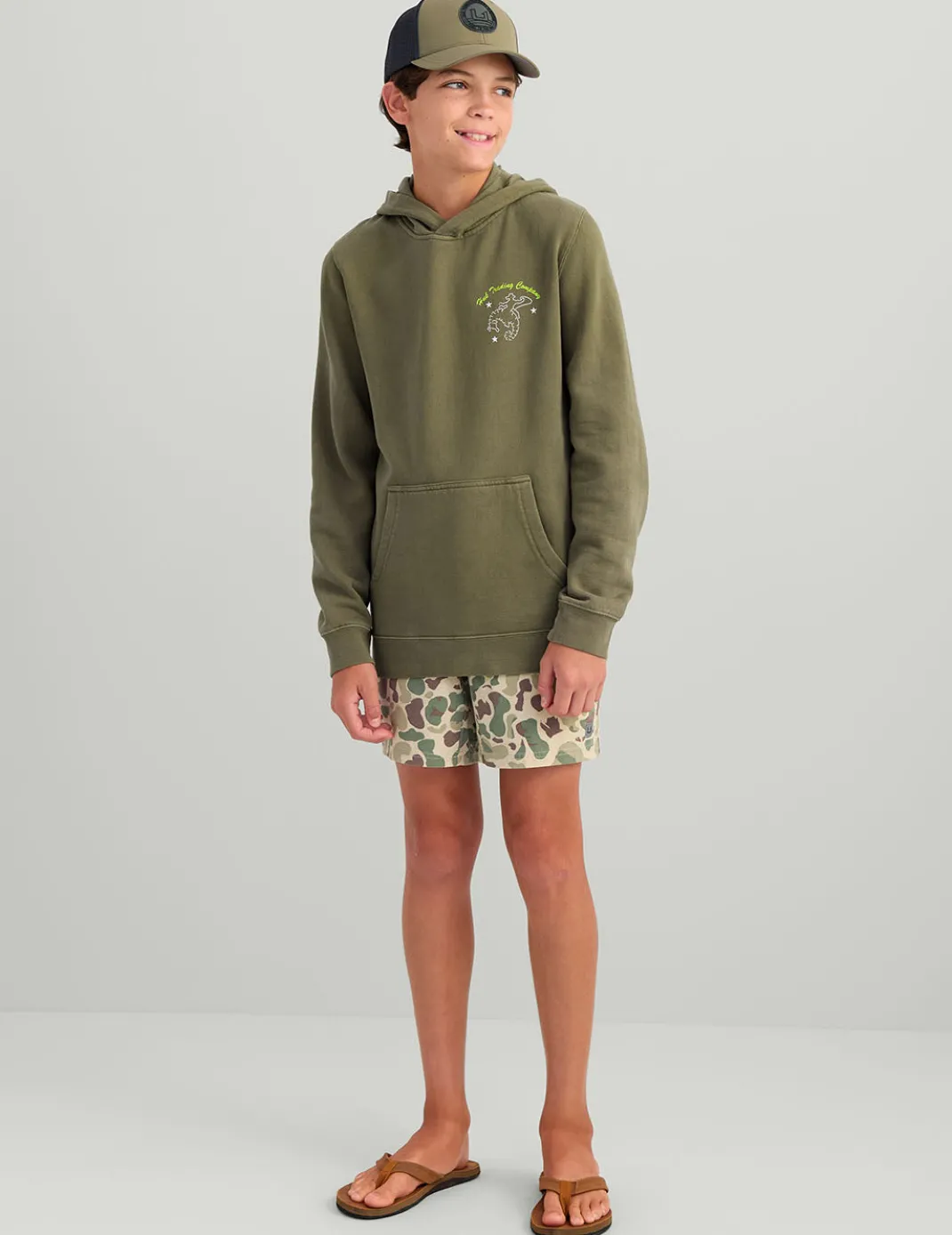 Kids Sea Horse Cotton Fleece