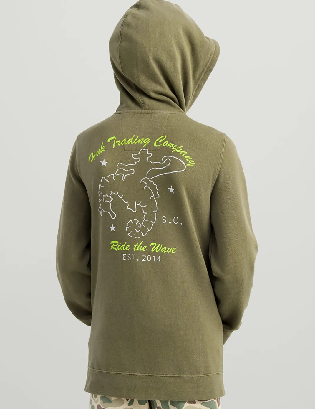 Kids Sea Horse Cotton Fleece